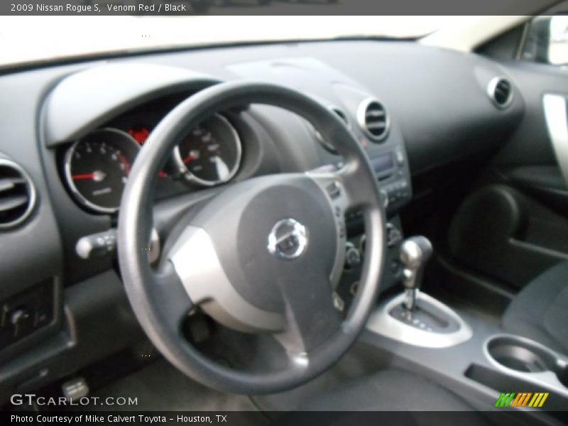 Venom Red / Black 2009 Nissan Rogue S