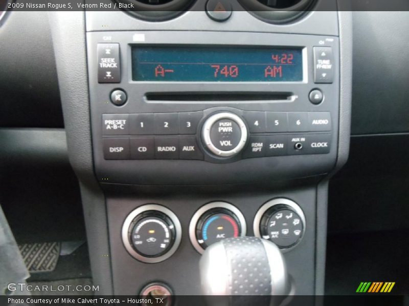 Venom Red / Black 2009 Nissan Rogue S