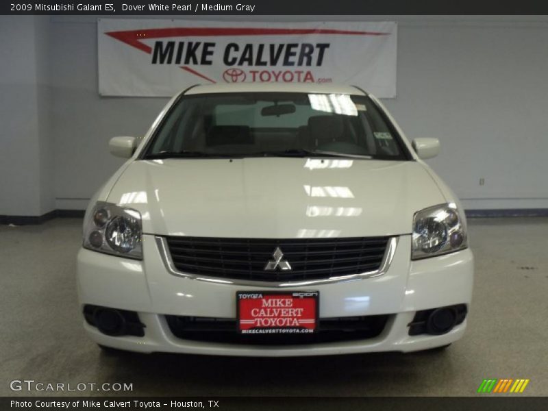 Dover White Pearl / Medium Gray 2009 Mitsubishi Galant ES