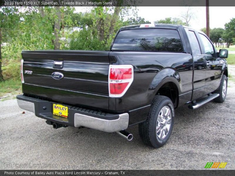 Tuxedo Black / Medium Stone 2010 Ford F150 XLT SuperCab
