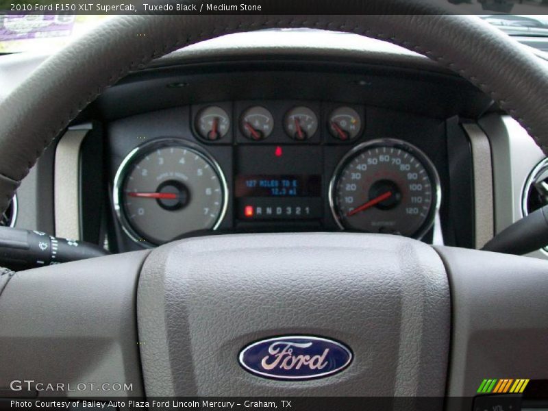 Tuxedo Black / Medium Stone 2010 Ford F150 XLT SuperCab