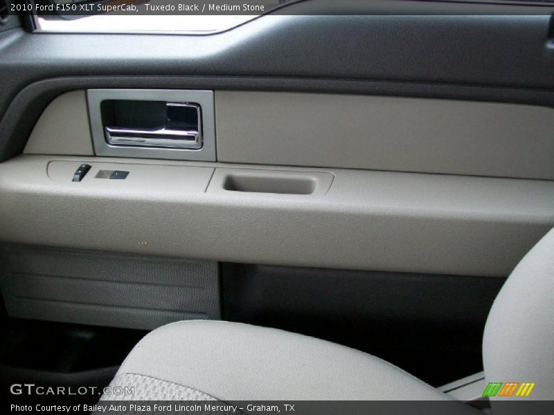 Tuxedo Black / Medium Stone 2010 Ford F150 XLT SuperCab