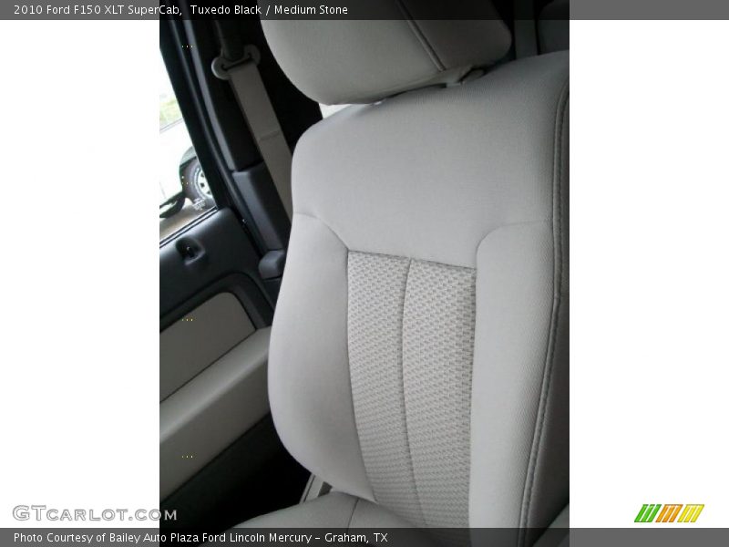 Tuxedo Black / Medium Stone 2010 Ford F150 XLT SuperCab