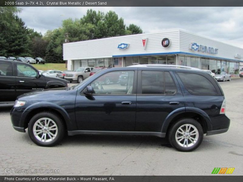 Crystal Blue Metallic / Desert Sand 2008 Saab 9-7X 4.2i