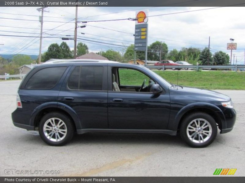 Crystal Blue Metallic / Desert Sand 2008 Saab 9-7X 4.2i