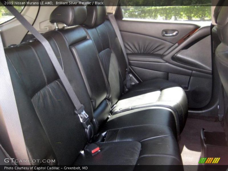 Brilliant Silver Metallic / Black 2009 Nissan Murano LE AWD