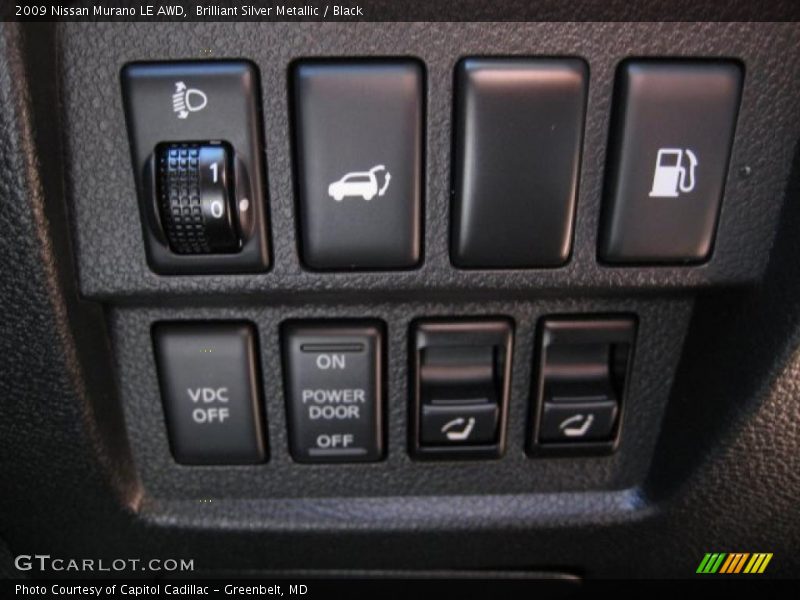 Brilliant Silver Metallic / Black 2009 Nissan Murano LE AWD