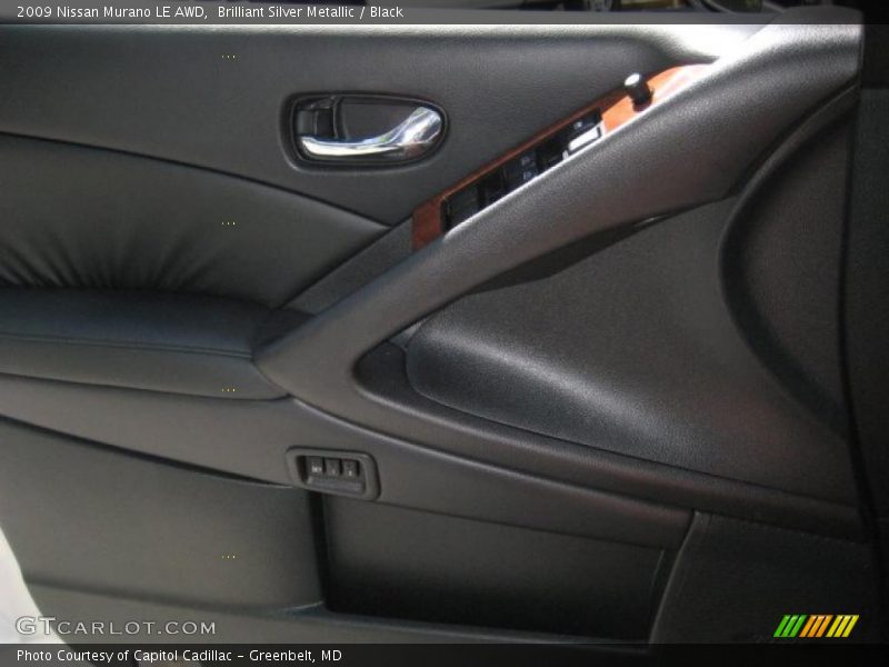 Brilliant Silver Metallic / Black 2009 Nissan Murano LE AWD