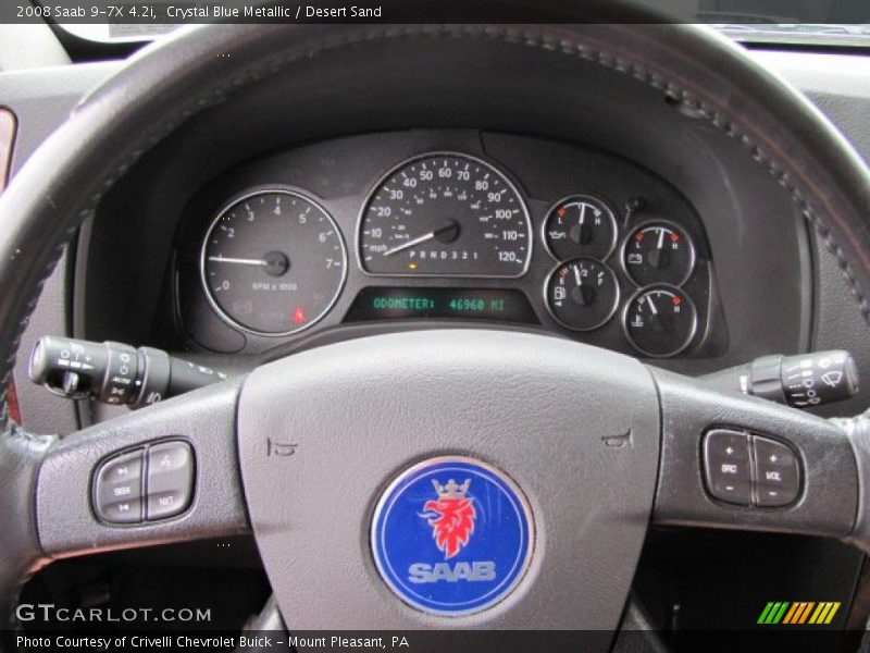 Crystal Blue Metallic / Desert Sand 2008 Saab 9-7X 4.2i