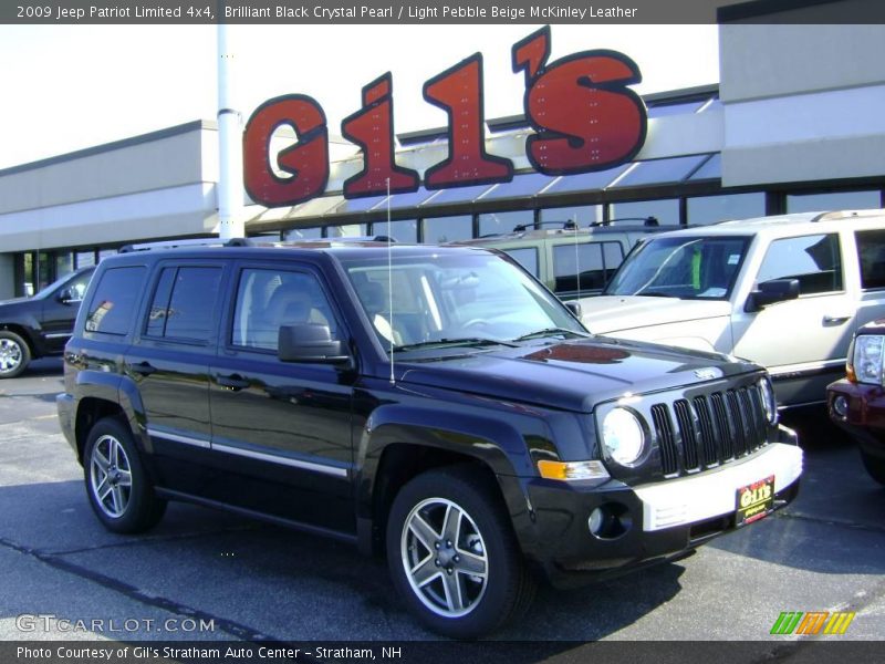 Brilliant Black Crystal Pearl / Light Pebble Beige McKinley Leather 2009 Jeep Patriot Limited 4x4