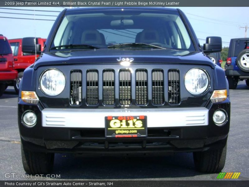 Brilliant Black Crystal Pearl / Light Pebble Beige McKinley Leather 2009 Jeep Patriot Limited 4x4