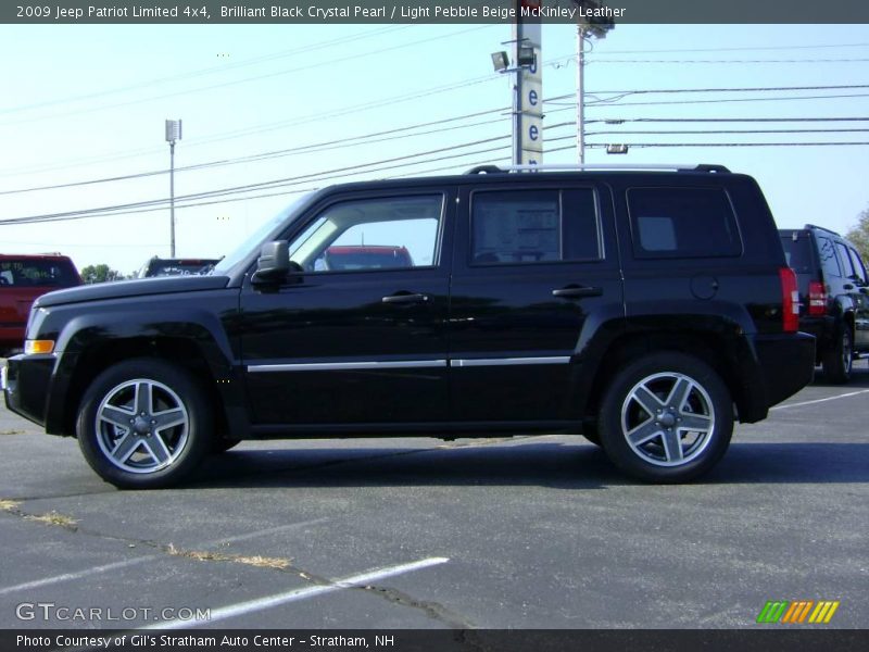 Brilliant Black Crystal Pearl / Light Pebble Beige McKinley Leather 2009 Jeep Patriot Limited 4x4