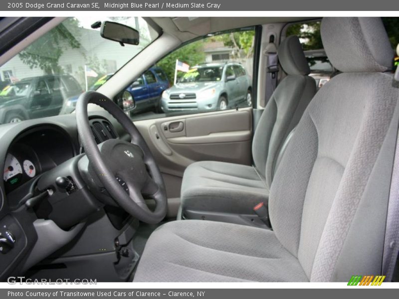 Midnight Blue Pearl / Medium Slate Gray 2005 Dodge Grand Caravan SE