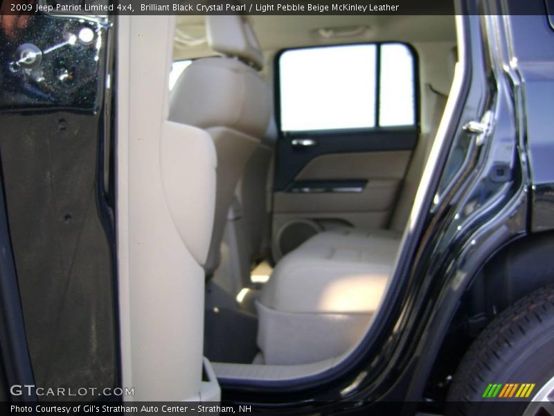 Brilliant Black Crystal Pearl / Light Pebble Beige McKinley Leather 2009 Jeep Patriot Limited 4x4