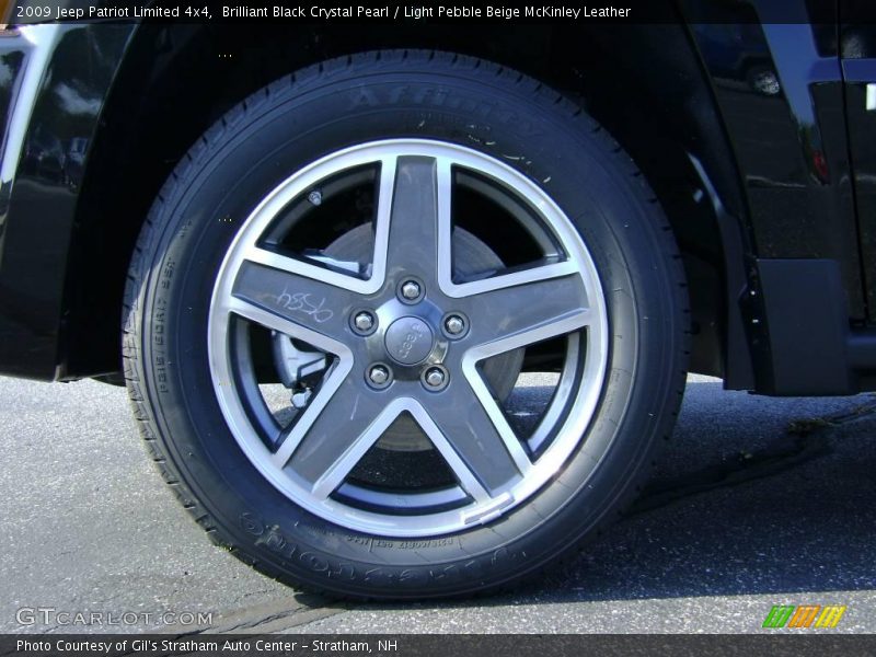 Brilliant Black Crystal Pearl / Light Pebble Beige McKinley Leather 2009 Jeep Patriot Limited 4x4