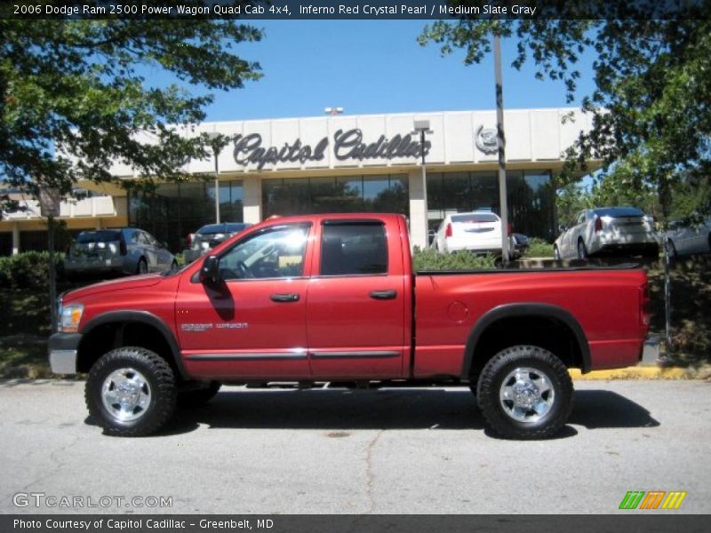 Inferno Red Crystal Pearl / Medium Slate Gray 2006 Dodge Ram 2500 Power Wagon Quad Cab 4x4