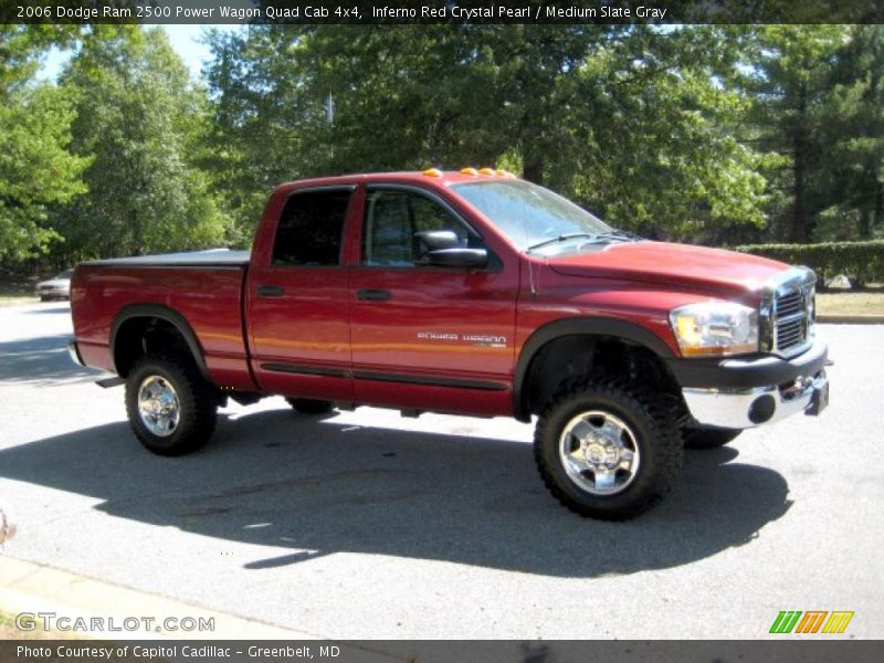 Inferno Red Crystal Pearl / Medium Slate Gray 2006 Dodge Ram 2500 Power Wagon Quad Cab 4x4