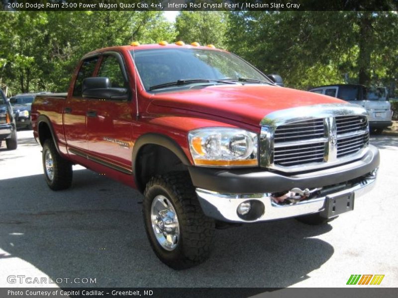 Inferno Red Crystal Pearl / Medium Slate Gray 2006 Dodge Ram 2500 Power Wagon Quad Cab 4x4