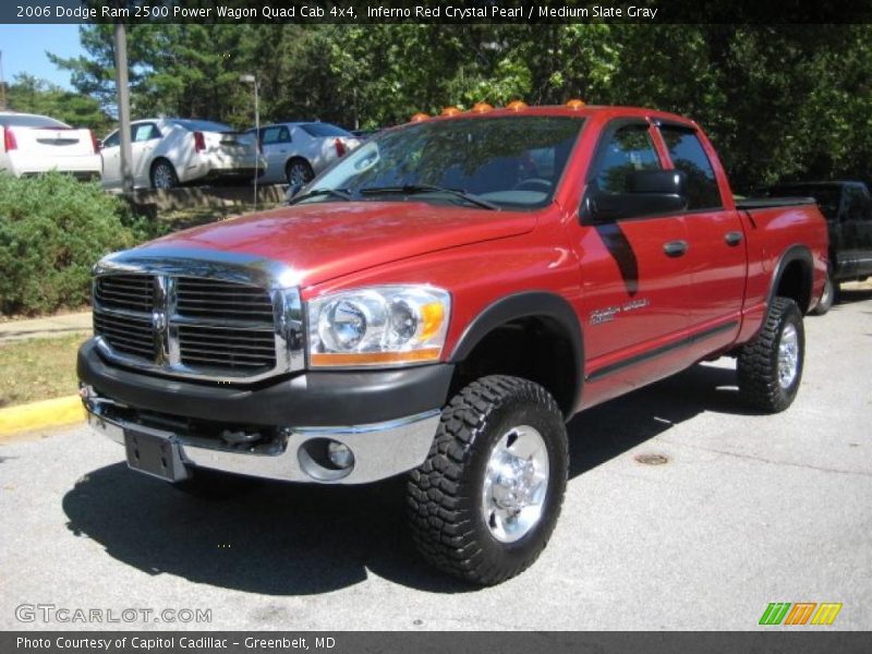 Inferno Red Crystal Pearl / Medium Slate Gray 2006 Dodge Ram 2500 Power Wagon Quad Cab 4x4