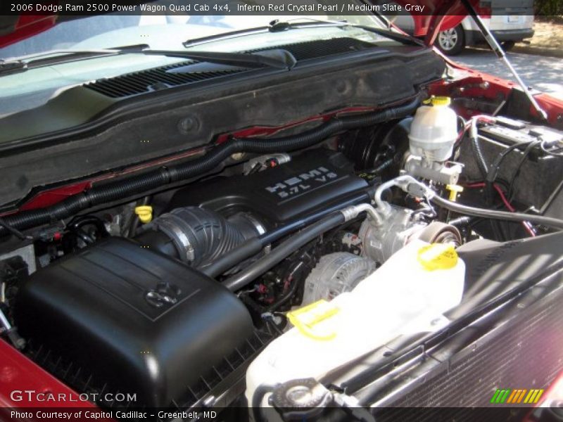 Inferno Red Crystal Pearl / Medium Slate Gray 2006 Dodge Ram 2500 Power Wagon Quad Cab 4x4