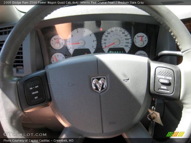 Inferno Red Crystal Pearl / Medium Slate Gray 2006 Dodge Ram 2500 Power Wagon Quad Cab 4x4
