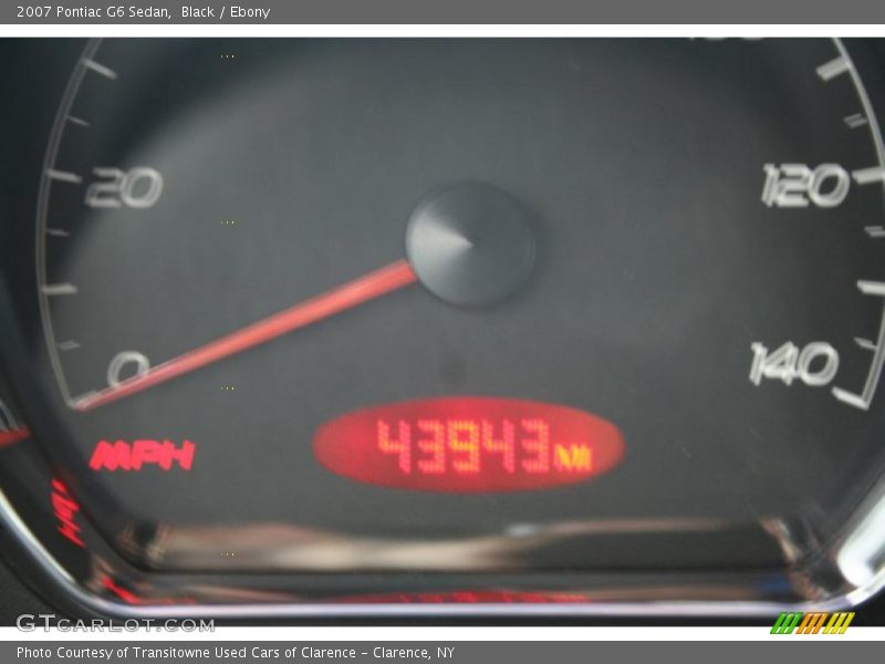 Black / Ebony 2007 Pontiac G6 Sedan