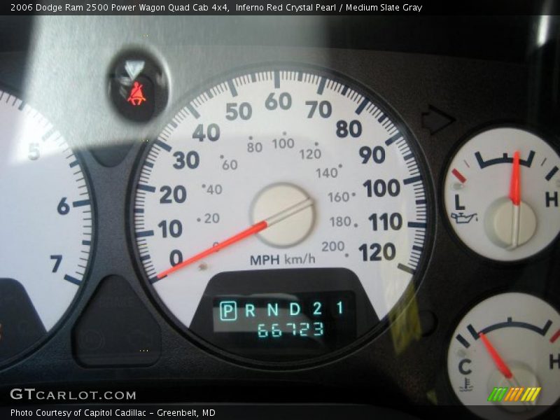 Inferno Red Crystal Pearl / Medium Slate Gray 2006 Dodge Ram 2500 Power Wagon Quad Cab 4x4