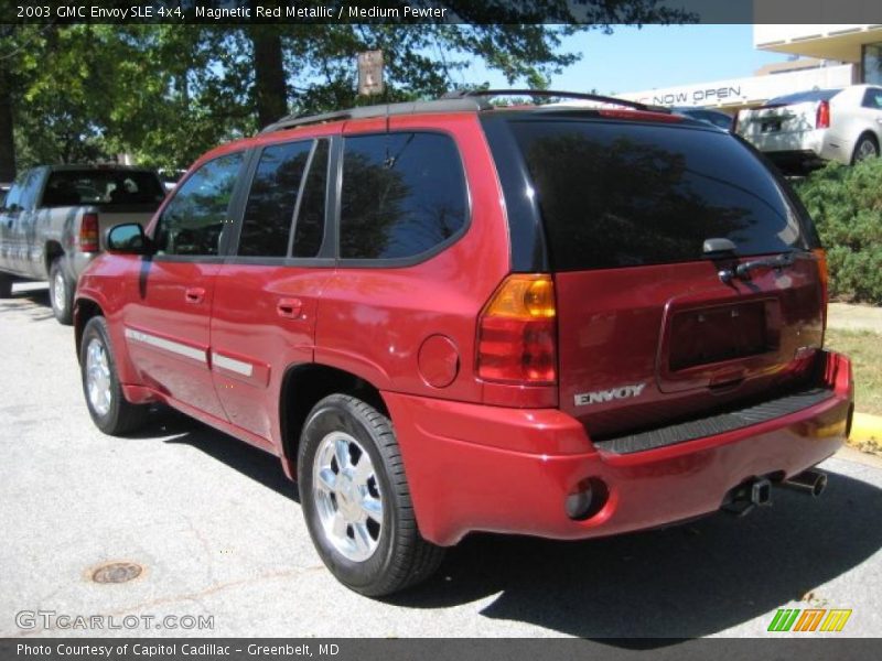 Magnetic Red Metallic / Medium Pewter 2003 GMC Envoy SLE 4x4