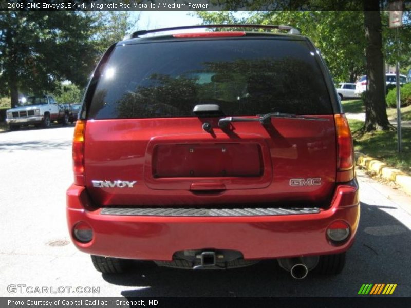 Magnetic Red Metallic / Medium Pewter 2003 GMC Envoy SLE 4x4