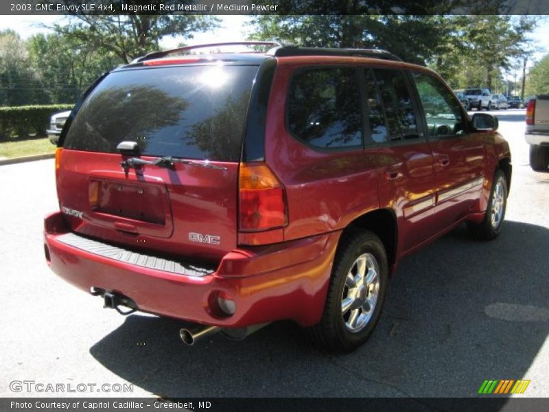 Magnetic Red Metallic / Medium Pewter 2003 GMC Envoy SLE 4x4
