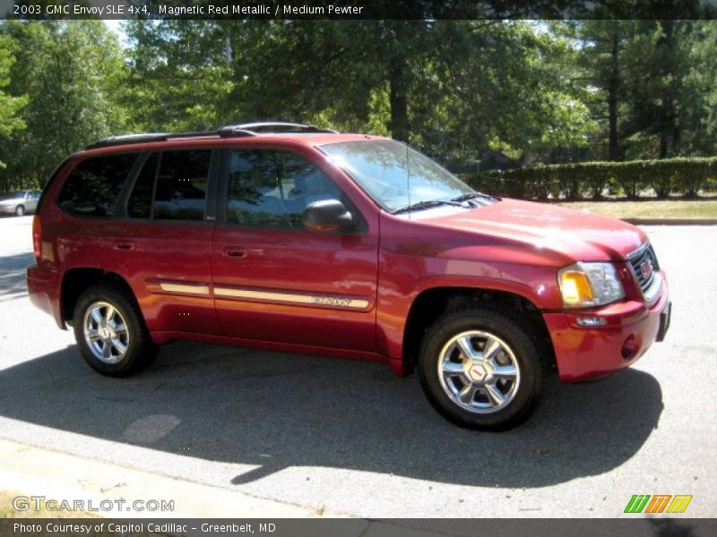 Magnetic Red Metallic / Medium Pewter 2003 GMC Envoy SLE 4x4