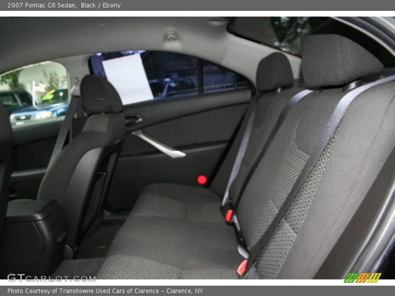 Black / Ebony 2007 Pontiac G6 Sedan