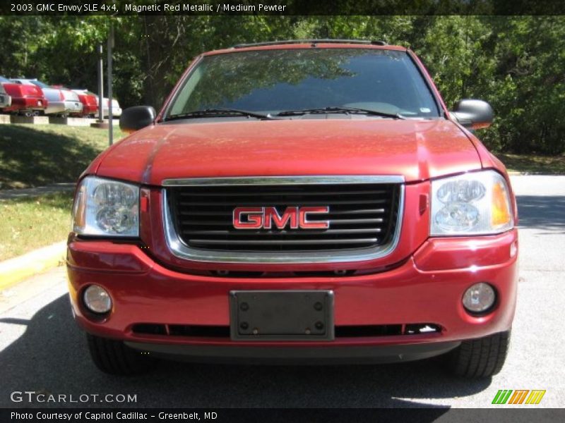 Magnetic Red Metallic / Medium Pewter 2003 GMC Envoy SLE 4x4