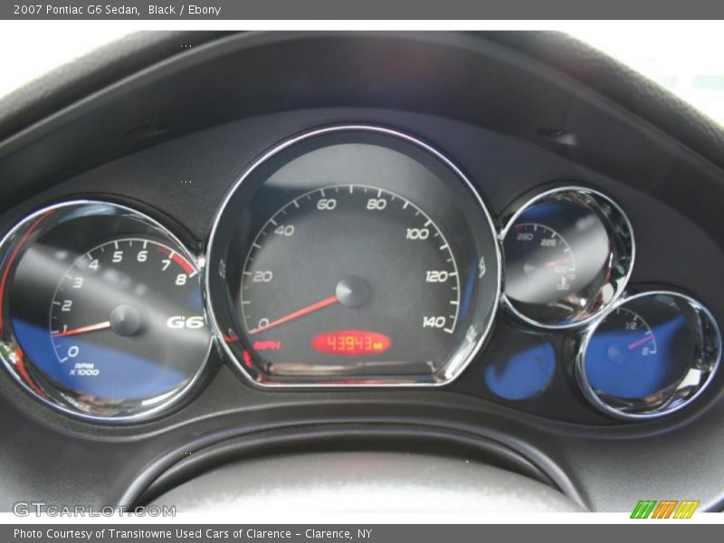 Black / Ebony 2007 Pontiac G6 Sedan