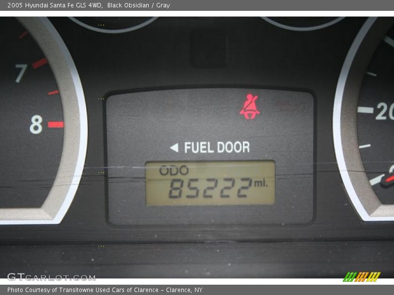 Black Obsidian / Gray 2005 Hyundai Santa Fe GLS 4WD