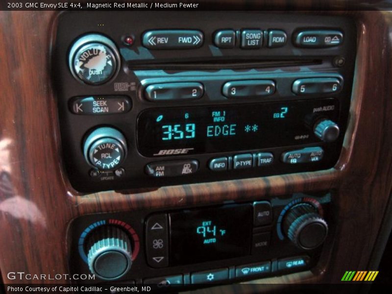 Magnetic Red Metallic / Medium Pewter 2003 GMC Envoy SLE 4x4