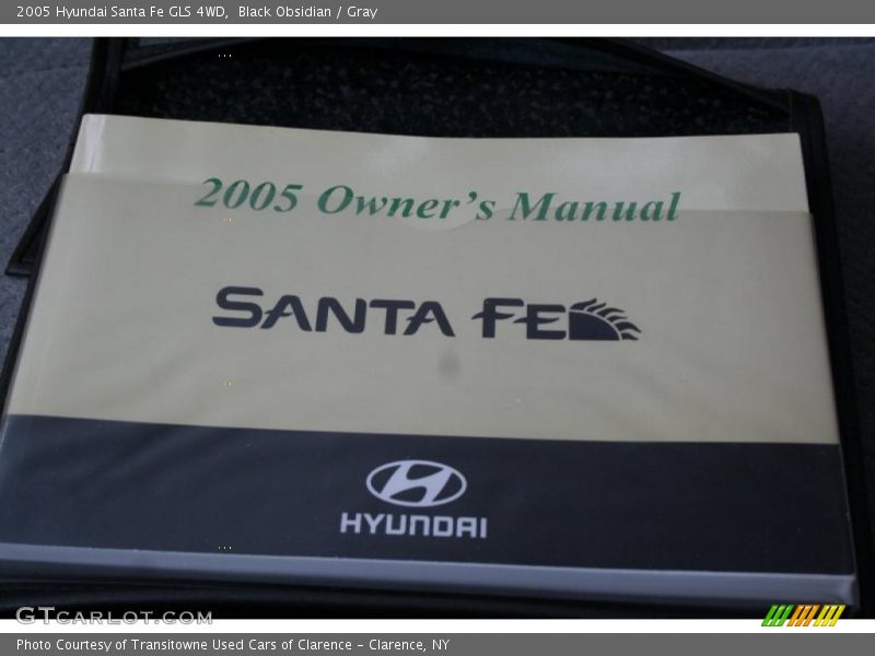 Black Obsidian / Gray 2005 Hyundai Santa Fe GLS 4WD