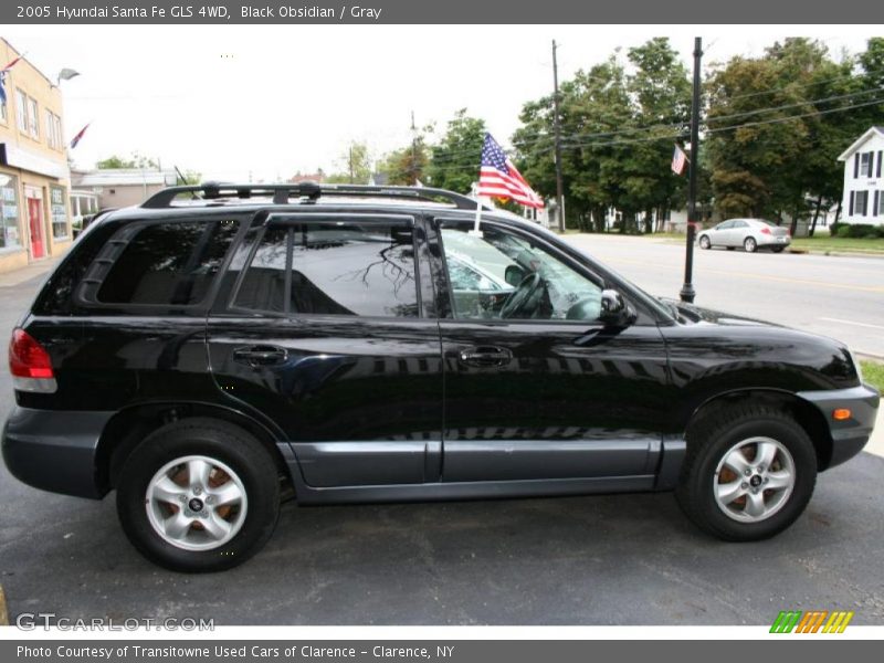 Black Obsidian / Gray 2005 Hyundai Santa Fe GLS 4WD