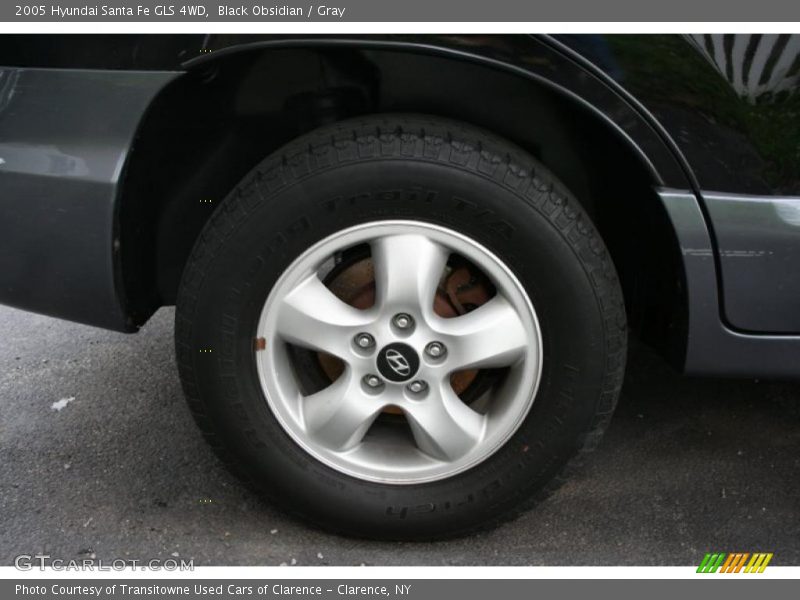 Black Obsidian / Gray 2005 Hyundai Santa Fe GLS 4WD