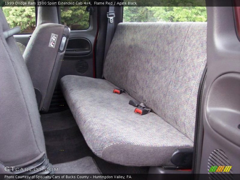 Flame Red / Agate Black 1999 Dodge Ram 1500 Sport Extended Cab 4x4