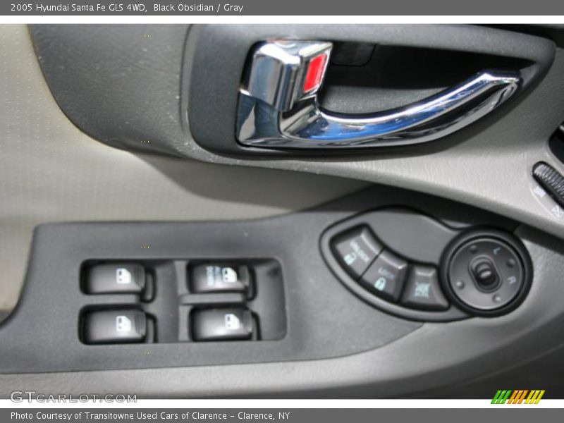 Black Obsidian / Gray 2005 Hyundai Santa Fe GLS 4WD