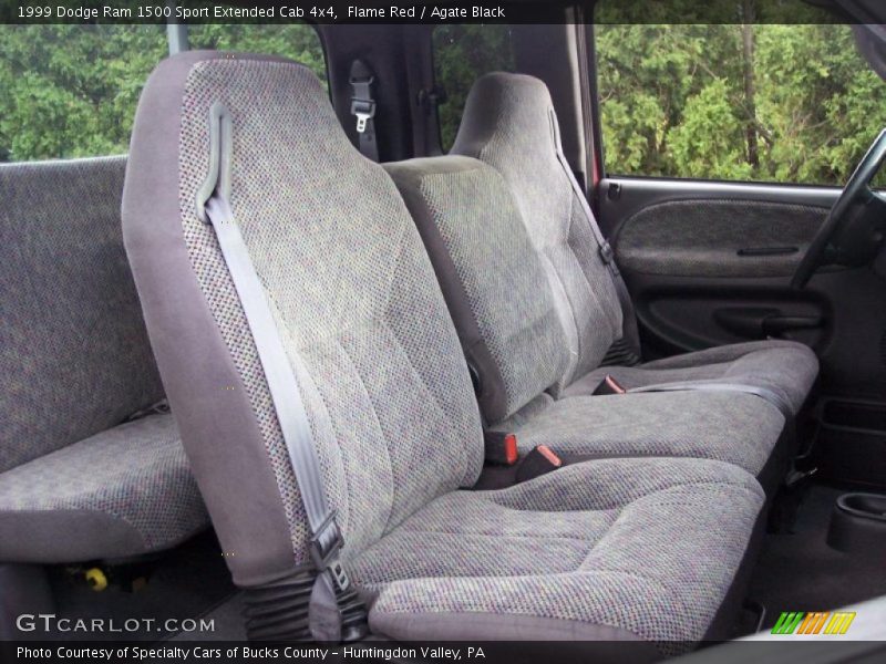 Flame Red / Agate Black 1999 Dodge Ram 1500 Sport Extended Cab 4x4