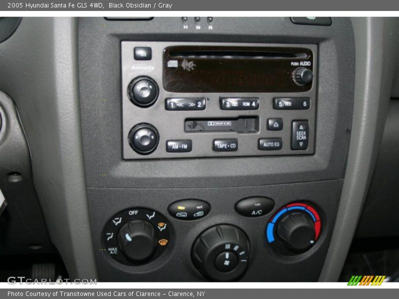 Black Obsidian / Gray 2005 Hyundai Santa Fe GLS 4WD