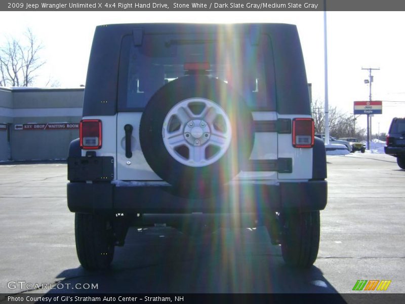 Stone White / Dark Slate Gray/Medium Slate Gray 2009 Jeep Wrangler Unlimited X 4x4 Right Hand Drive