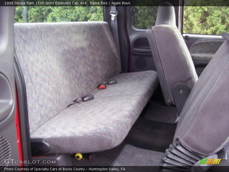 Flame Red / Agate Black 1999 Dodge Ram 1500 Sport Extended Cab 4x4