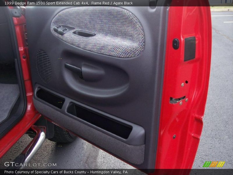 Flame Red / Agate Black 1999 Dodge Ram 1500 Sport Extended Cab 4x4