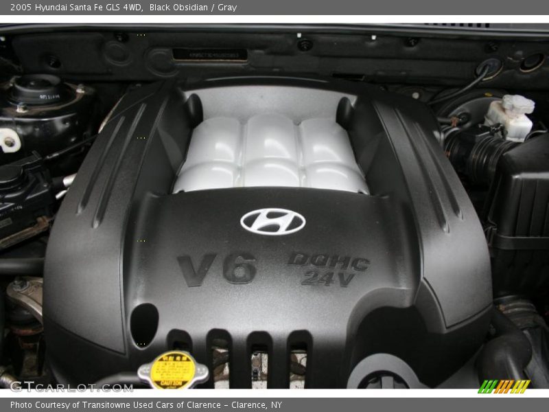 Black Obsidian / Gray 2005 Hyundai Santa Fe GLS 4WD
