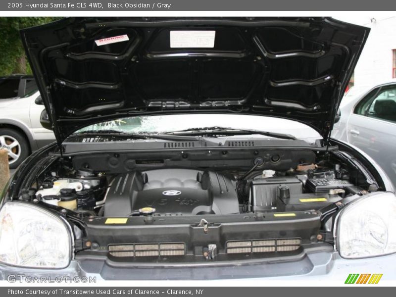 Black Obsidian / Gray 2005 Hyundai Santa Fe GLS 4WD