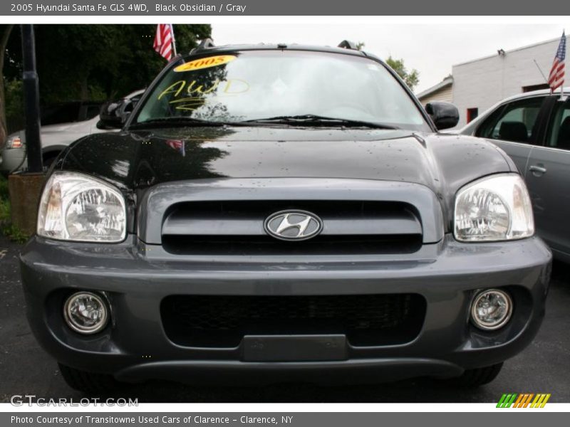 Black Obsidian / Gray 2005 Hyundai Santa Fe GLS 4WD