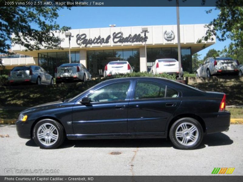 Magic Blue Metallic / Taupe 2005 Volvo S60 2.5T AWD